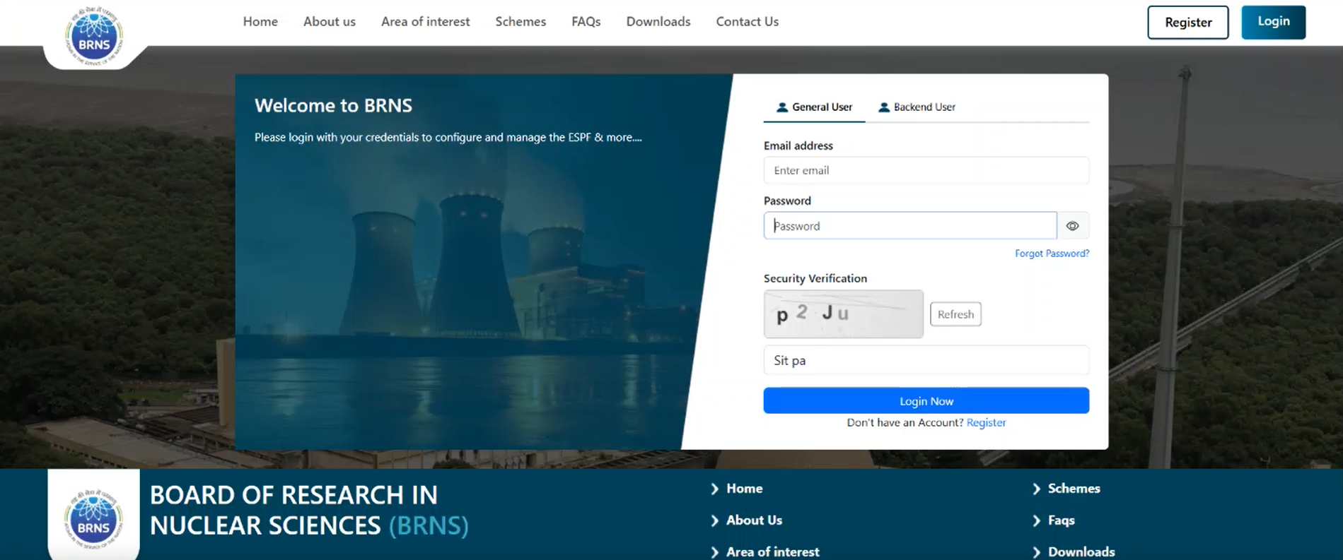 BRNS Portal
