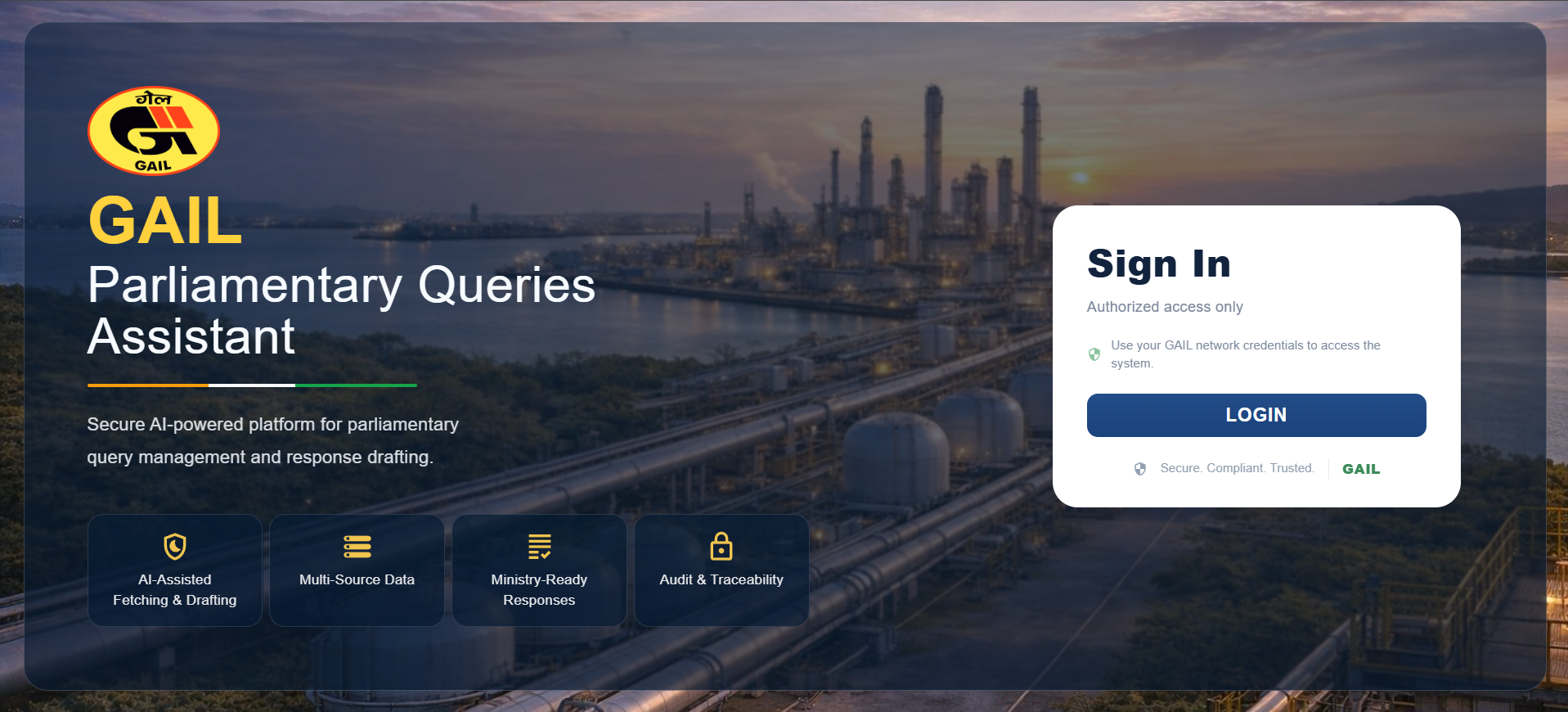 GAIL Gas AI Chatbot